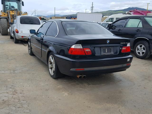 WBABV13474JT20721 - 2004 BMW 325 CI SUL BLACK photo 3