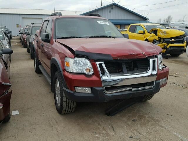 1FMEU51K57UB11908 - 2007 FORD EXPLORER S RED photo 1