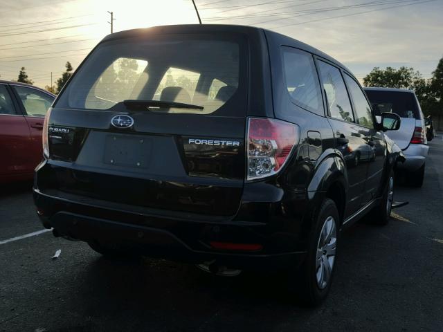 JF2SH6AC3AG724434 - 2010 SUBARU FORESTER 2 BLACK photo 4