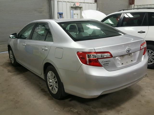 4T4BF1FK2ER355257 - 2014 TOYOTA CAMRY L SILVER photo 3