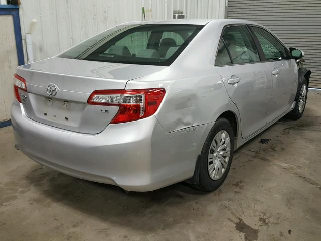 4T4BF1FK2ER355257 - 2014 TOYOTA CAMRY L SILVER photo 4