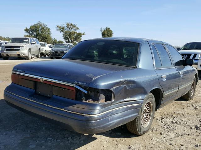 2MELM75W0VX632141 - 1997 MERCURY GRAND MARQ BLUE photo 4