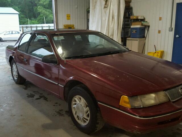 1MEPM6040MH600628 - 1991 MERCURY COUGAR LS MAROON photo 9