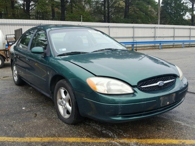 1FAFP55S2YG291459 - 2000 FORD TAURUS SES GREEN photo 1