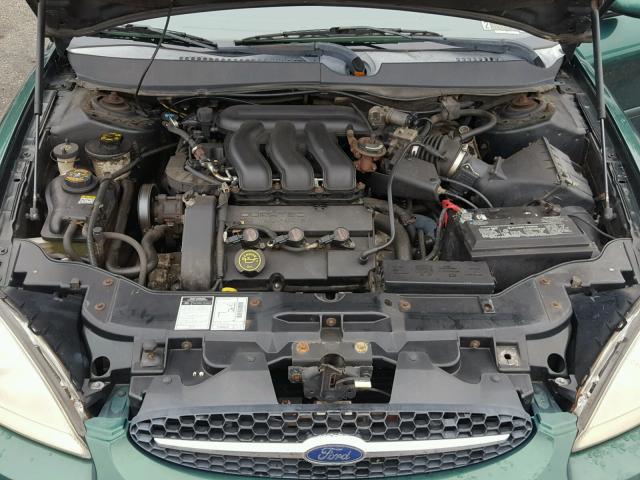 1FAFP55S2YG291459 - 2000 FORD TAURUS SES GREEN photo 7