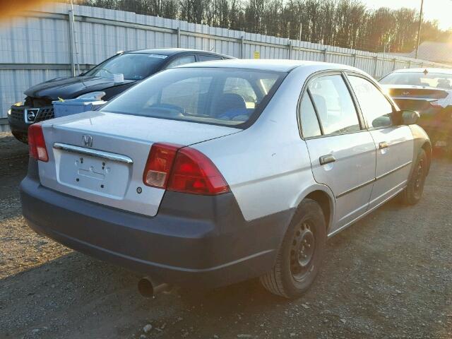 2HGES15221H549083 - 2001 HONDA CIVIC DX SILVER photo 4