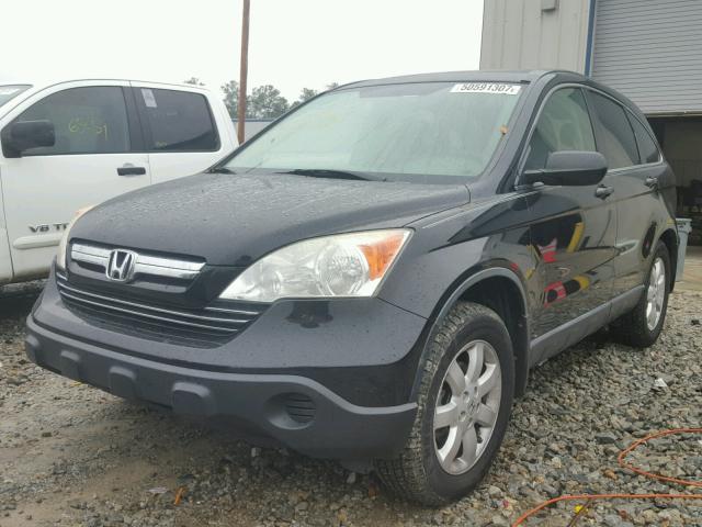 JHLRE38577C017660 - 2007 HONDA CR-V EX BLACK photo 2