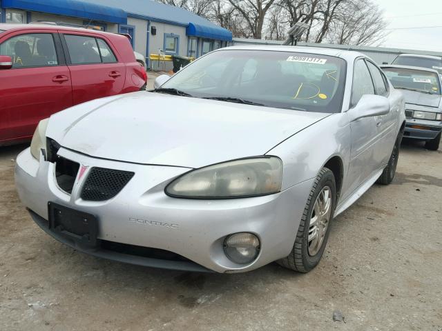 2G2WP522141188964 - 2004 PONTIAC GRAND PRIX SILVER photo 2