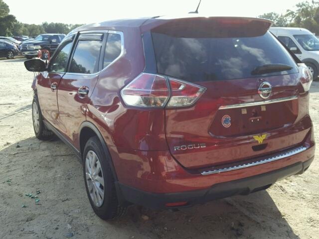 5N1AT2MN0GC836201 - 2016 NISSAN ROGUE S BURGUNDY photo 3