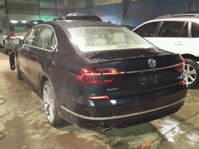 1VWDT7A30HC044128 - 2017 VOLKSWAGEN PASSAT R-L BLACK photo 3