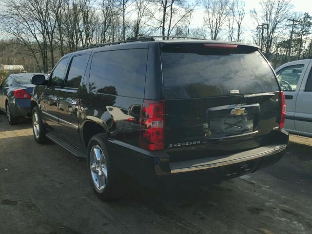 1GNSCKE00BR399275 - 2011 CHEVROLET SUBURBAN C BLACK photo 3