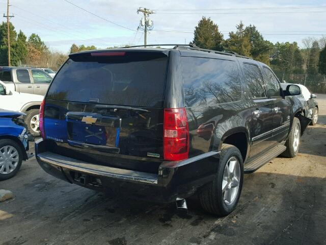 1GNSCKE00BR399275 - 2011 CHEVROLET SUBURBAN C BLACK photo 4