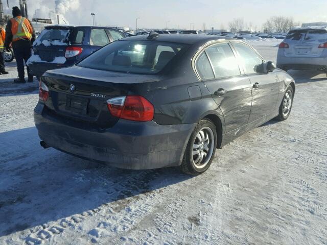 WBAVH13587KC96265 - 2007 BMW 323 I BLACK photo 4