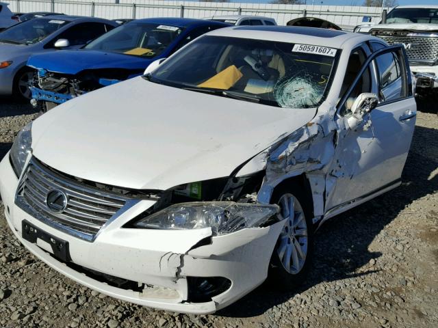 JTHBK1EG7A2360434 - 2010 LEXUS ES 350 SILVER photo 2