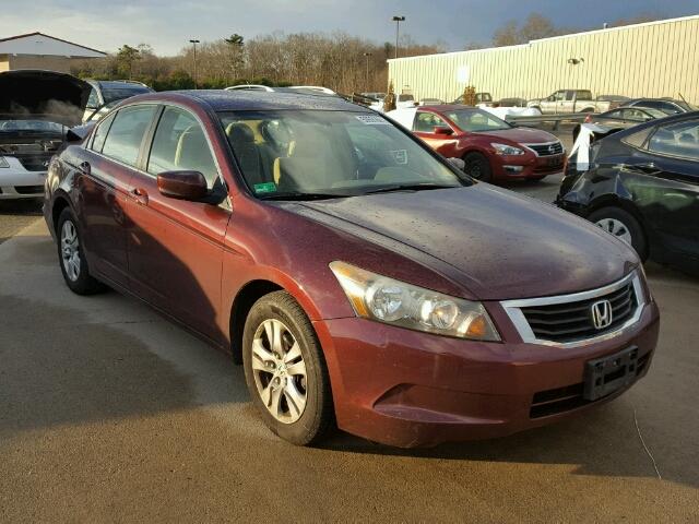 1HGCP26429A078920 - 2009 HONDA ACCORD LXP MAROON photo 1