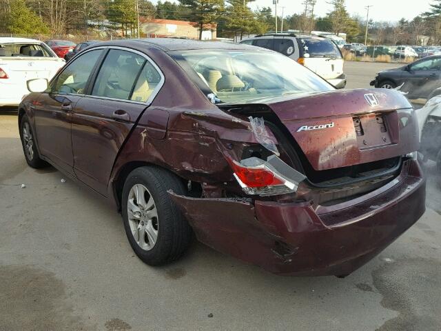 1HGCP26429A078920 - 2009 HONDA ACCORD LXP MAROON photo 3