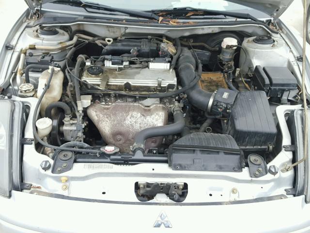 4A3AC44GX2E055035 - 2002 MITSUBISHI ECLIPSE GS SILVER photo 7