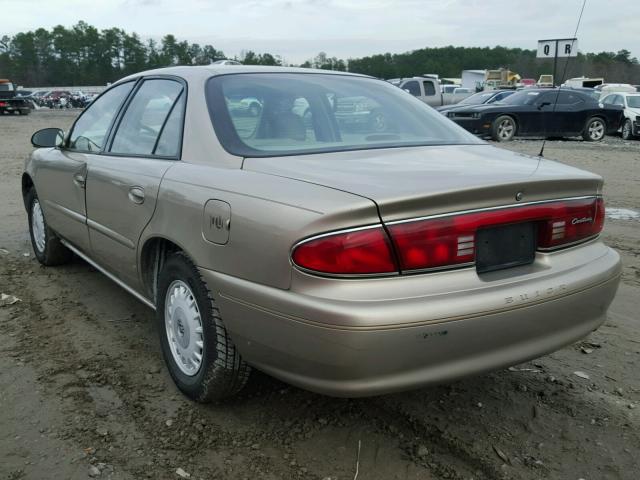 2G4WS52JX31255878 - 2003 BUICK CENTURY CU TAN photo 3