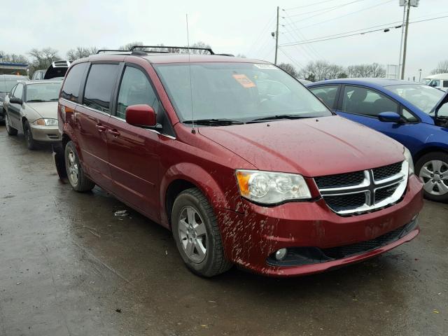 2D4RN5DG9BR657579 - 2011 DODGE GRAND CARA MAROON photo 1