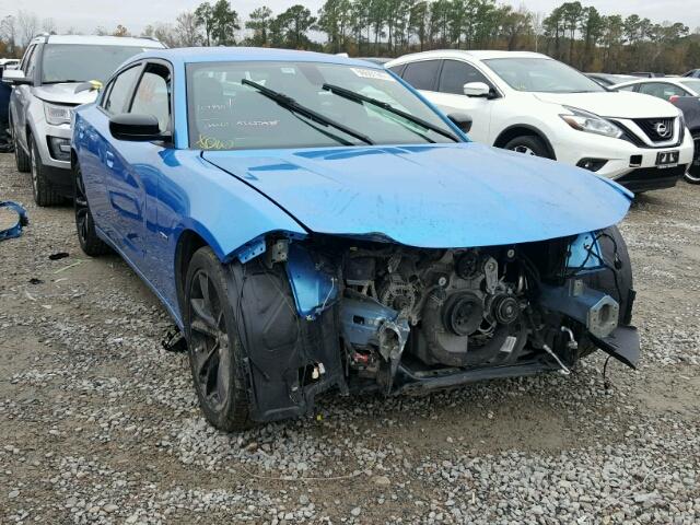 2C3CDXCT6GH163195 - 2016 DODGE CHARGER R/ BLUE photo 1