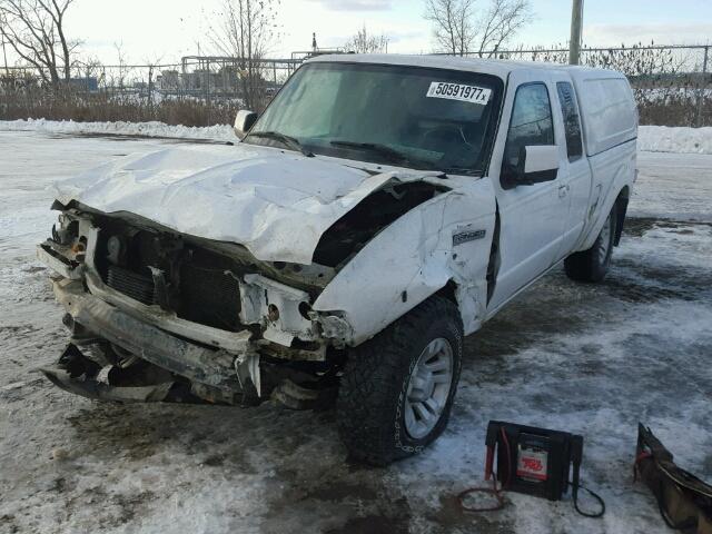 1FTZR45E09PA54430 - 2009 FORD RANGER SUP WHITE photo 2