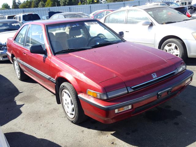 1HGCA6284KA009380 - 1989 HONDA ACCORD LXI RED photo 1