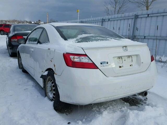 2HGFG11897H004779 - 2007 HONDA CIVIC EX WHITE photo 3