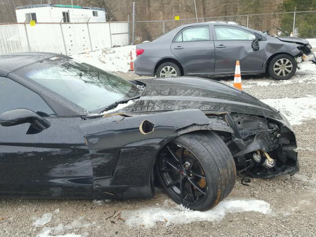 1G1YY24UX55114286 - 2005 CHEVROLET CORVETTE BLACK photo 9