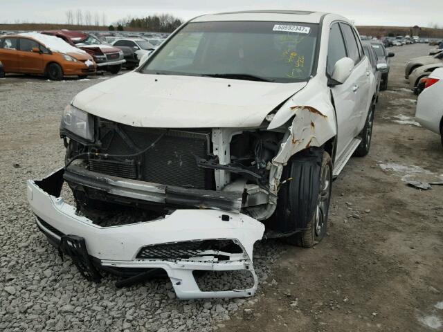 2HNYD2H66CH000526 - 2012 ACURA MDX ADVANC 白色 照片 2