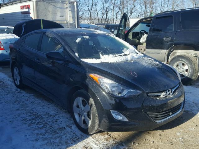 KMHDH4AE0DU668225 - 2013 HYUNDAI ELANTRA GL BLACK photo 1