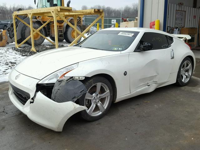 JN1AZ4EH5CM564047 - 2012 NISSAN 370Z BASE WHITE photo 2