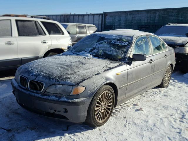 WBAEV53453KM29840 - 2003 BMW 330 I GRAY photo 2