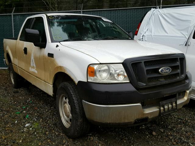 1FTRX14W25NB00294 - 2005 FORD F150 WHITE photo 1