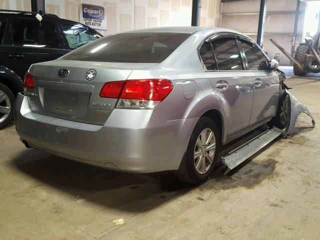 4S3BMBC68C3036482 - 2012 SUBARU LEGACY 2.5 SILVER photo 4