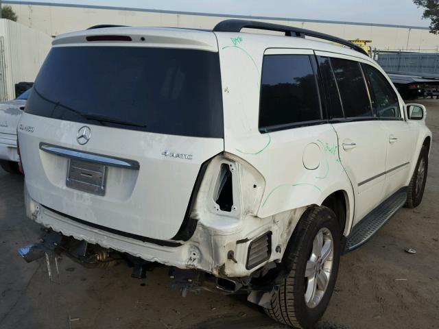 4JGBF71E68A371661 - 2008 MERCEDES-BENZ GL 450 4MA WHITE photo 4