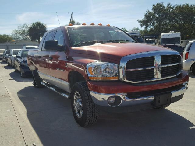 3D7KS29CX6G144421 - 2006 DODGE RAM 2500 RED photo 1