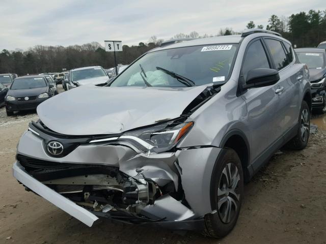 2T3BFREV2HW652173 - 2017 TOYOTA RAV4 LE SILVER photo 2