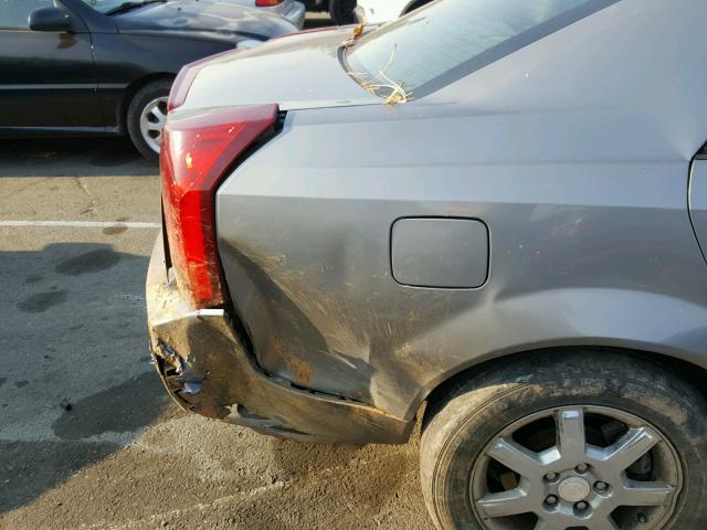 1G6DP577360162231 - 2006 CADILLAC CTS HI FEA GRAY photo 9