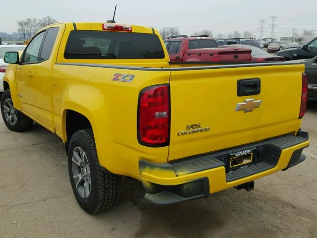 1GCHTCE37F1240504 - 2015 CHEVROLET COLORADO Z YELLOW photo 3