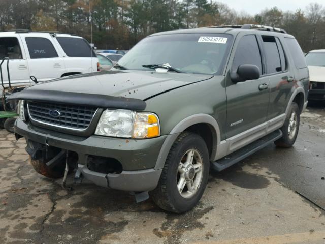 1FMDU63W32UA63206 - 2002 FORD EXPLORER X GREEN photo 2