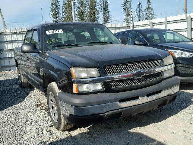 2GCEC13T651398478 - 2005 CHEVROLET SILVERADO BLACK photo 1