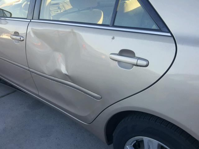 4T1BE32K93U165306 - 2003 TOYOTA CAMRY LE ოქროსფერი ფოტო 9