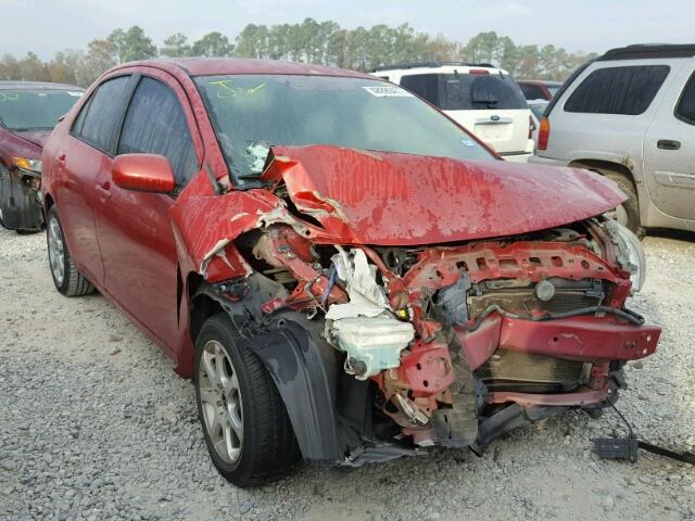 JTDBT923971082956 - 2007 TOYOTA YARIS RED photo 1