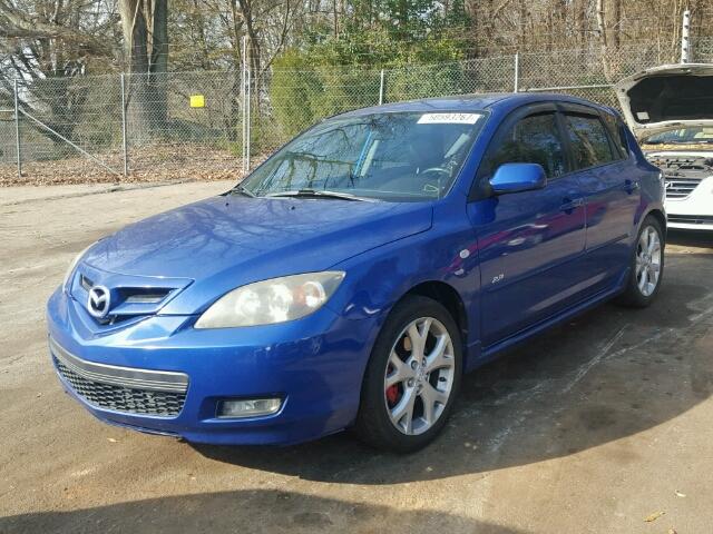 JM1BK343371602565 - 2007 MAZDA 3 HATCHBAC BLUE photo 2