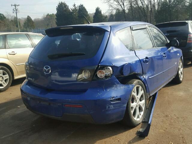 JM1BK343371602565 - 2007 MAZDA 3 HATCHBAC BLUE photo 4