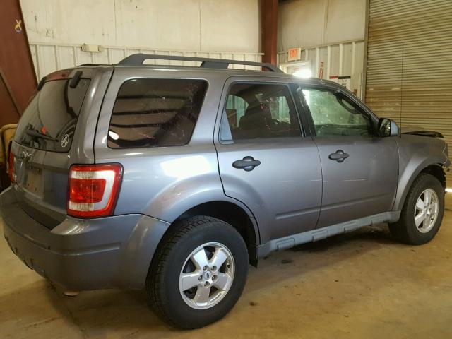 1FMCU03G49KC05022 - 2009 FORD ESCAPE XLT GRAY photo 4