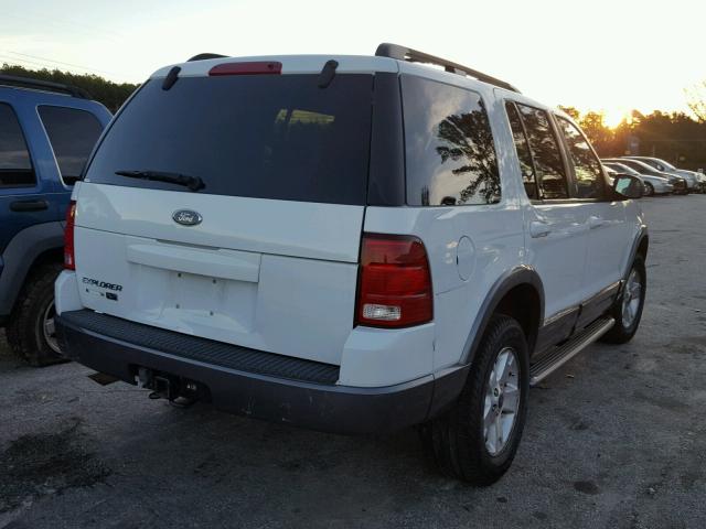 1FMZU73K53ZA26042 - 2003 FORD EXPLORER X WHITE photo 4