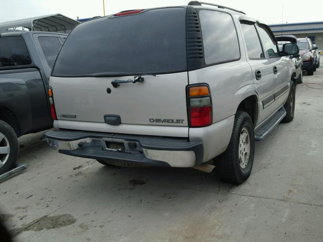 1GNEC13T65R141738 - 2005 CHEVROLET TAHOE C150 BEIGE photo 4