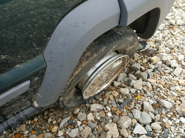 1J4GL48595W583275 - 2005 JEEP LIBERTY SP GREEN photo 9