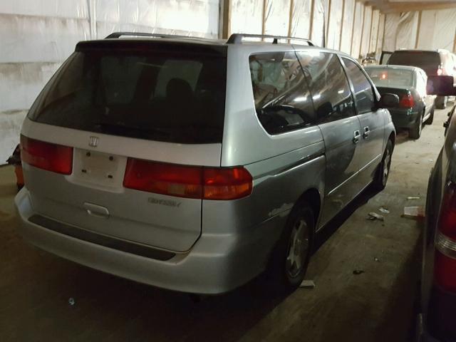 2HKRL18601H608618 - 2001 HONDA ODYSSEY EX SILVER photo 4